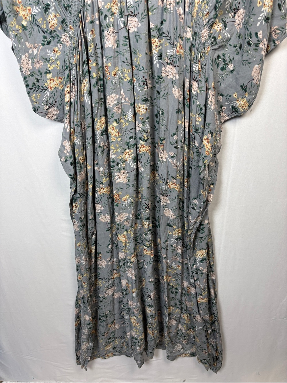 NATURAL LIFE Sanibel Kaftan Cottagecore Beachy Sage Green Maxi Dress size XL - Picture 5 of 8